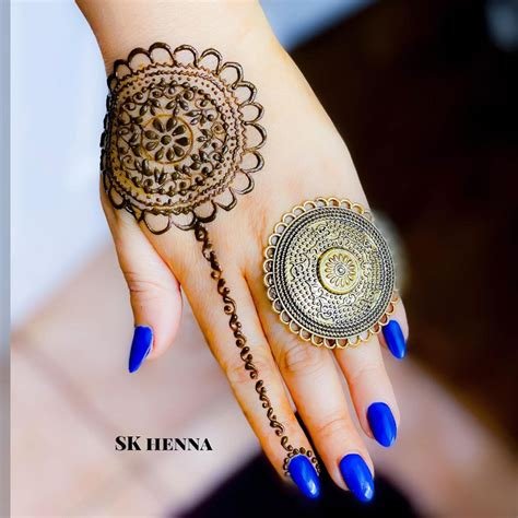 5_50 Latest One Finger Mehndi Designs  K4 Fashion