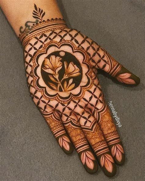 11_30 simple mehndi designs for hands step by step images  Tukocoke