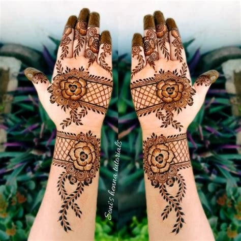 12_Front hand Mehndi Design  Top 50 Designs  Baggout