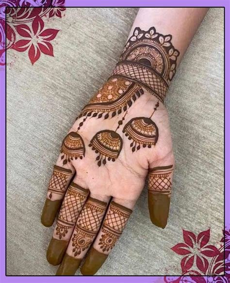 5_20 Alluring Back Hand Mehndi Designs to Try  Fashionterest