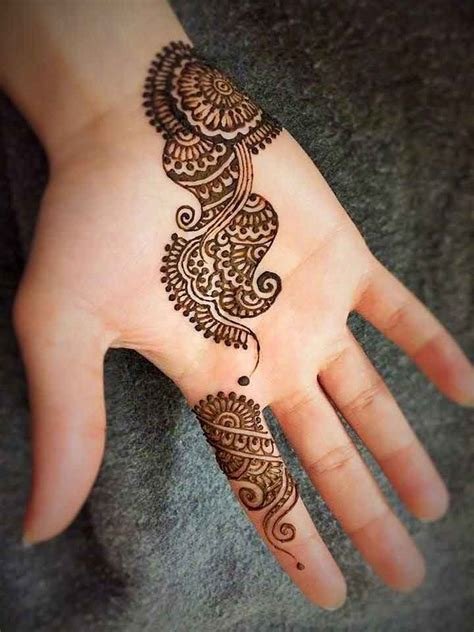 1_20 Latest and stylish one line Mehndi Designs for Hands