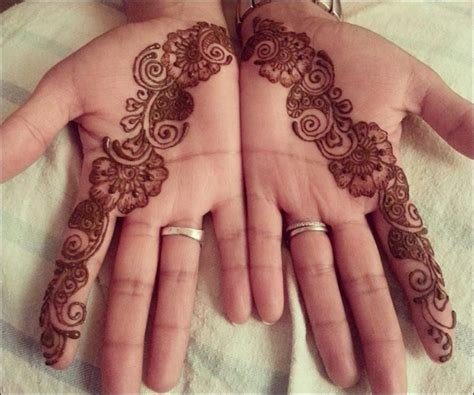 4_Single Line Mehndi Designs  10 Best  Simple One Line Mehndi