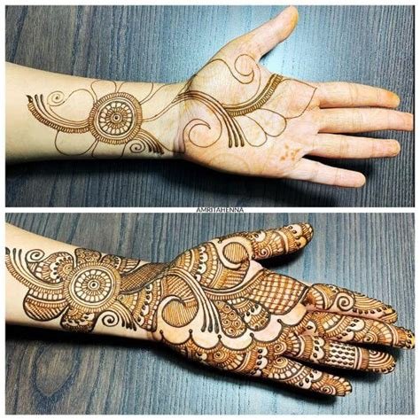 9_Step by Step Mehndi Designs for Full Hand 6  K4 Fashion