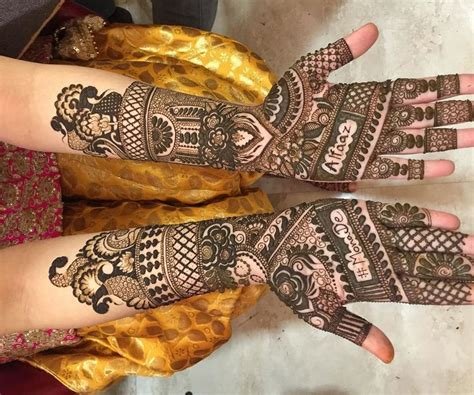 10_Unique Ways To Hide Partners Name In Mehndi Designs