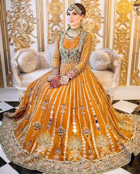 1_Latest Bridal Mehndi Dresses Wedding Collection 1  StylesGapcom