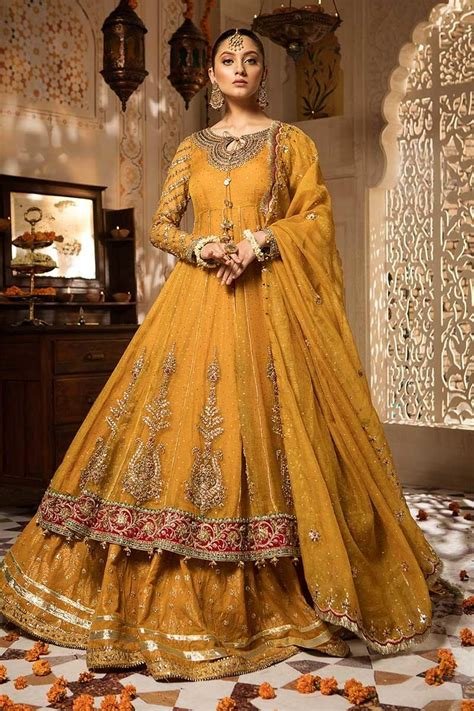 15_Bridal Dress  Women Fashion 2024  Mehndi Dress  5050pk