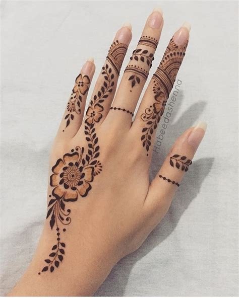 13_Simple Mehndi Flower Designs For Hands  Design Talk