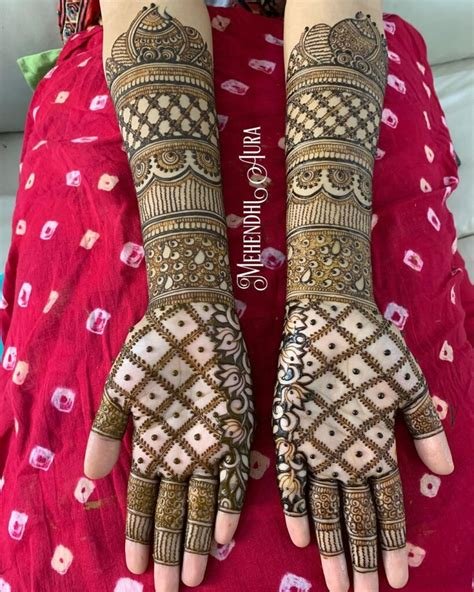 6_Gorgeous And Pretty Jaal Mehendi Designs For Brides  ShaadiWish