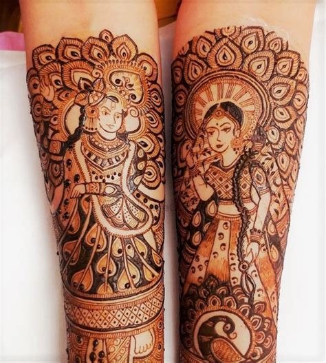 4_10 Mehendi Designs to Celebrate Krishna Janmashtami  Bridal Look