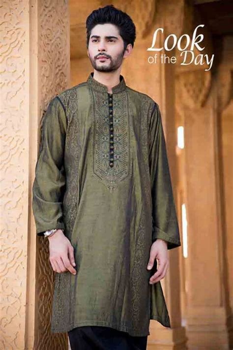 11_Latest Men Mehndi Kurta Designs 2021 In Pakistan  FashionGlint