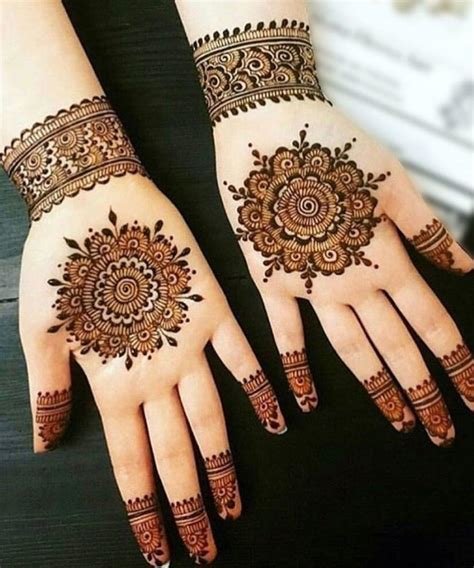 7_Beautiful Front and Back Hand Mehndi Designs For Bridal