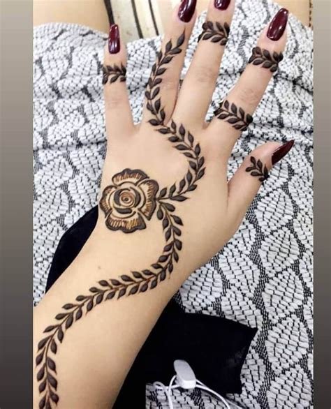 11_Arabic Mehndi Designs 89 Simple  Easy Arabic Design 2021