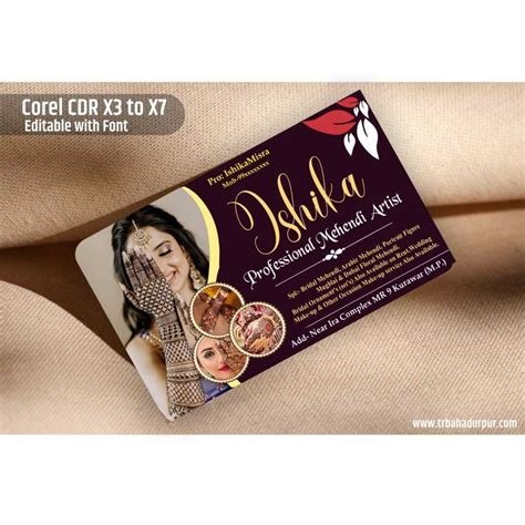5_Henna Mehndi Card Template Mehndi invitation design Vector