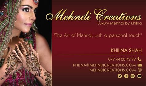 9_Update more than 75 mehndi business cards template super hot  seveneduvn