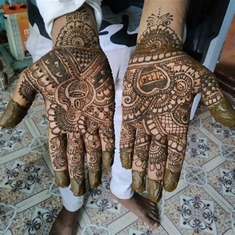 3_Fuss Free Mehndi Designs for Groom to Surprise Their Better Half
