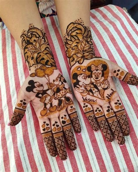 1_mickeymousemehendi  ShaadiWish