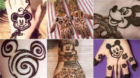 2_Mickey Mouse Mehndi Designs For Kids  K4 Fashion