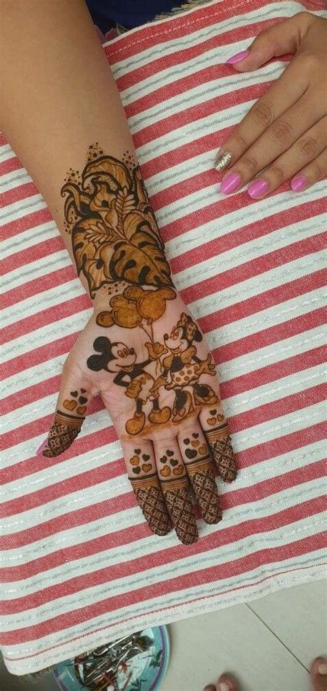 3_Mickey Mouse Mehndi Designs For Kids  K4 Fashion