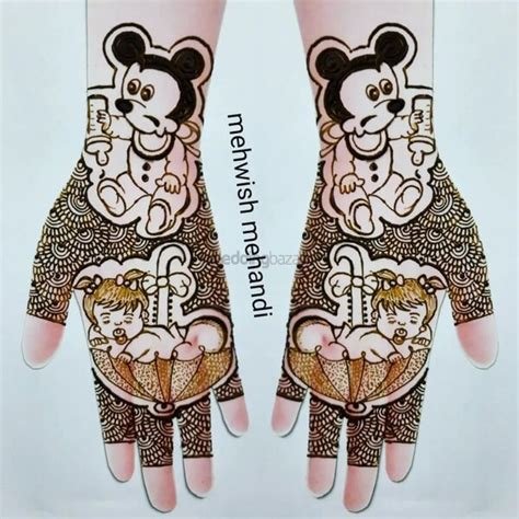 4_Mickey Mouse Mehndi Designs For Kids  K4 Fashion