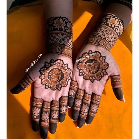 13_10 Latest Half Hand Mehndi Design Ideas for Bridesmaids