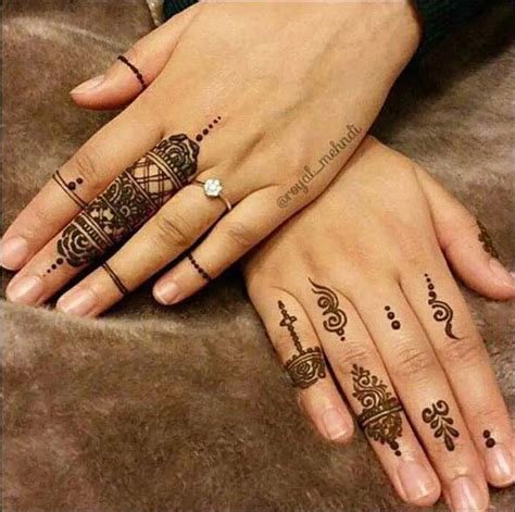 11_50 Latest One Finger Mehndi Designs  K4 Fashion