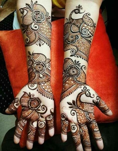4_111 Latest Trending Arabic Mehndi Designs for Hands  Legs