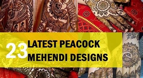 12_21 Artistic Peacock Mor Mehandi Designs Try Out Our Choices