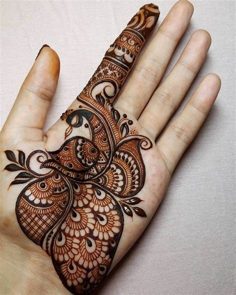 3_23 Latest Peacock Mehendi Designs 2021 For Eid and Festivals