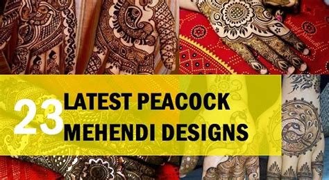 6_21 Artistic Peacock Mor Mehandi Designs Try Out Our Choices