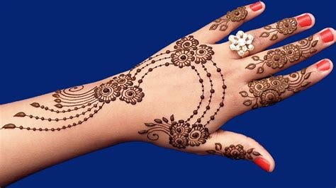 11_Beautiful  Simple Mehndi Designs for Hand  K4 Fashion