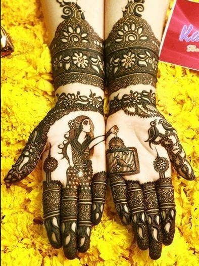 6_40 Cute Mughlai Mehndi Designs