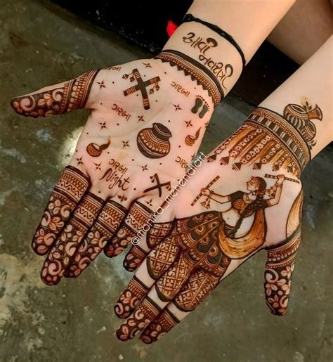 7_Navratri 2022 Mehndi Designs For Full Hand Celebrate the Festival for