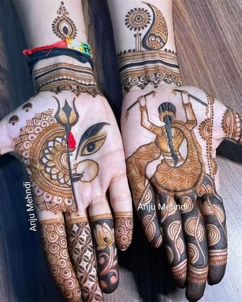 1_Navratri Special Mehndi Designs For Hands  K4 Fashion