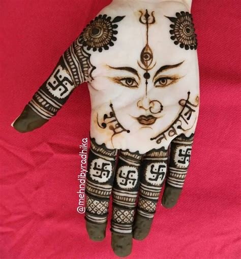 7_Best 100 Navratri Special Mehndi Design ideas 2023