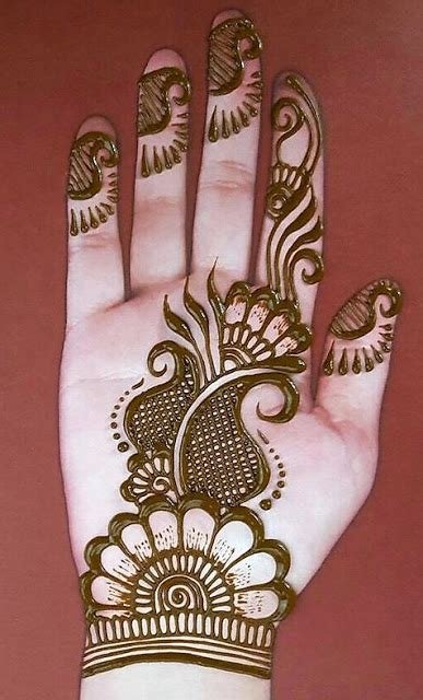 10_Stylish Mehndi Designs for Front Hand  K4 Fashion