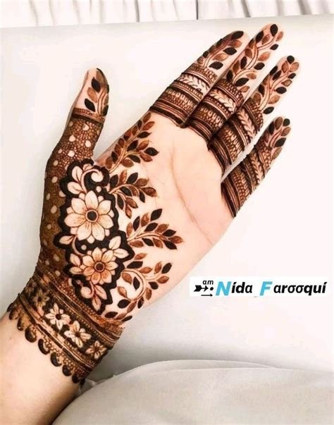 3_Bel Mehndi Design For Front Hand  New  Modern