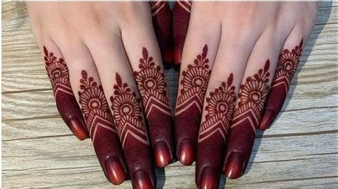 1_Simple  Beautiful Finger Mehndi Designs 2021 Latest Images