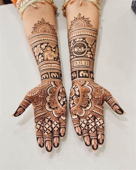 13_Front hand Mehndi Design  Top 50 Designs  Baggout