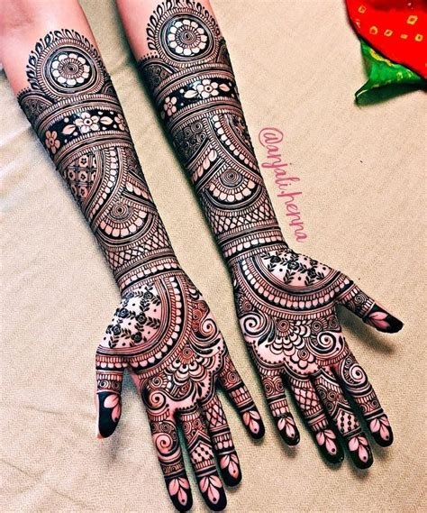 9_65 Bridal Mehndi Designs For Full Hands  Body Art Guru