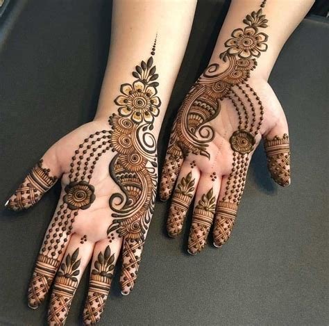 3_25 Latest Inspiring Mehndi Designs for 2019 Weddings  Bridal Mehendi