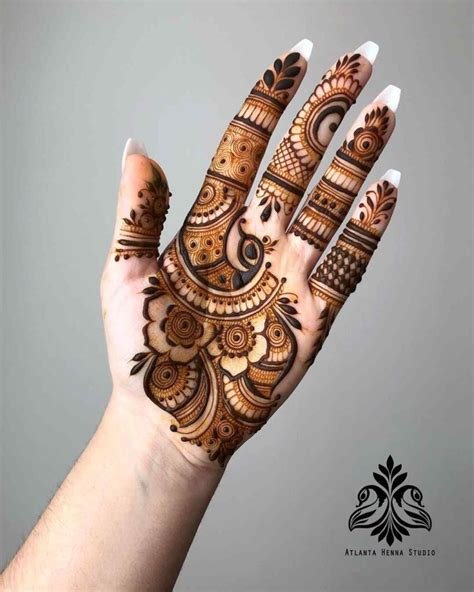 15_30 simple mehndi designs for hands step by step images