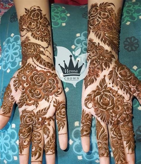 12_50 Most Attractive Rose Mehndi designs to try  Wedandbeyond