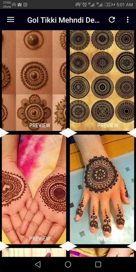 10_Android iin Gol Tikki Mehndi Design Latest Offline 2020  ndir