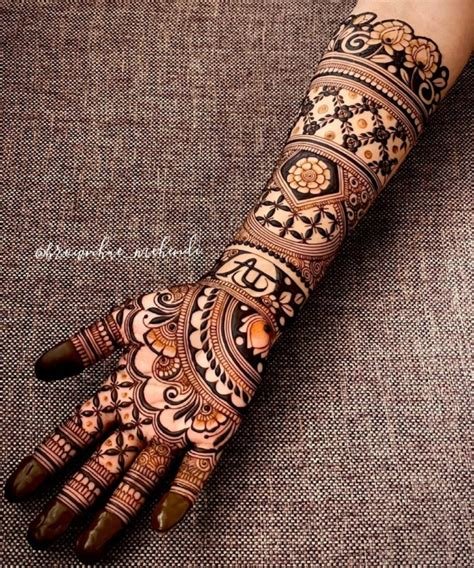 11_70 Gorgeous Back Hand Mehndi Designs That Stole Our Hearts  Pyaari