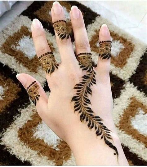 12_Omani Henna Designs for Hands Bridal Mehndi Facebook Pics