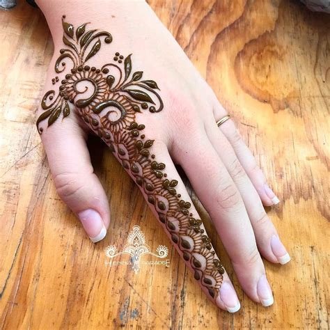 12_50 Latest One Finger Mehndi Designs  K4 Fashion