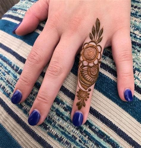 13_50 Latest One Finger Mehndi Designs  K4 Fashion