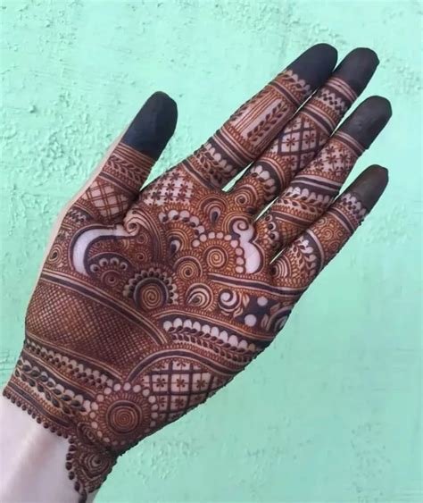 8_Latest Arabic Mehndi Designs for Palm 2021  K4 Fashion