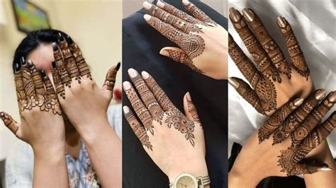 5_70 Gorgeous Back Hand Mehndi Designs That Stole Our Hearts  Pyaari