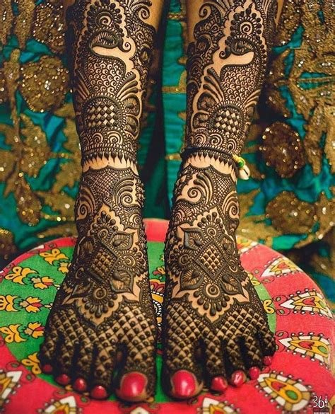 13_21 Simple Foot Mehndi Design That Are Perfect For BridesToBe